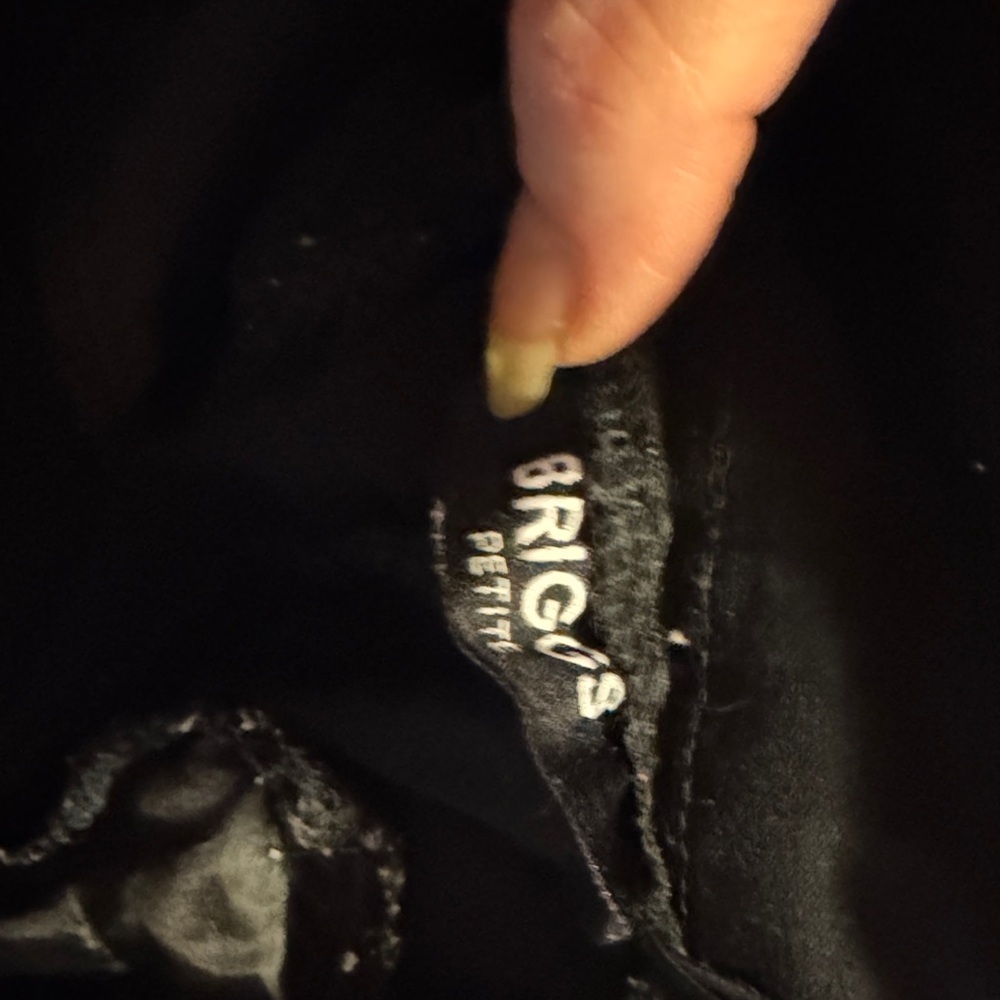 ★ Black Career Dress Pants Women's Size 30x27 Straight Leg Slacks - Picture 5 of 6